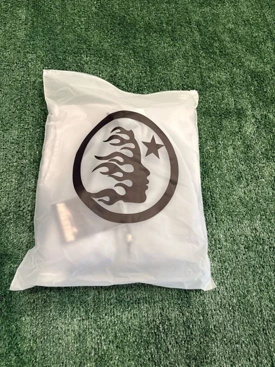 HELLSTAR Men's Gray Hoodie with Neon Yellow Logo - Picture 5 of 5